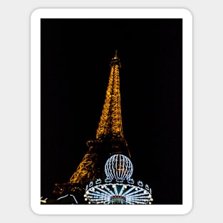Eiffel Tower and Carousel Sticker
